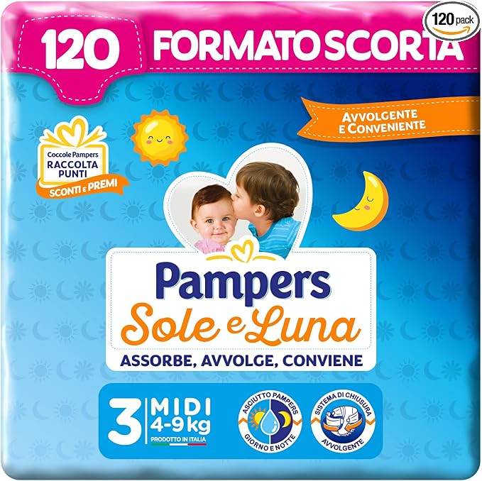 Pampers Sole e Luna 3 - 120 PZ