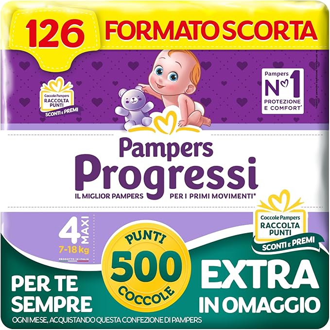 Pampers Progressi 4 - 126 PZ
