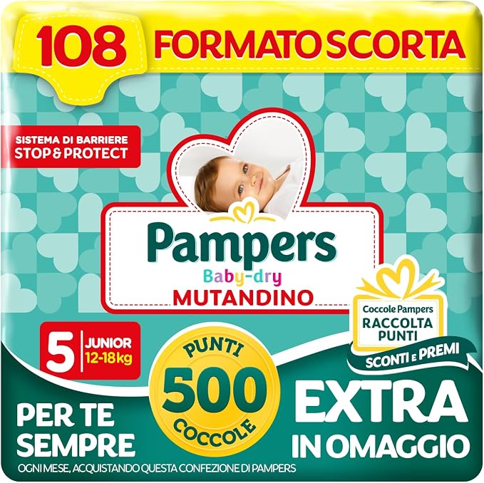Pampers Baby Dry Mutandino 5 - 84 PZ