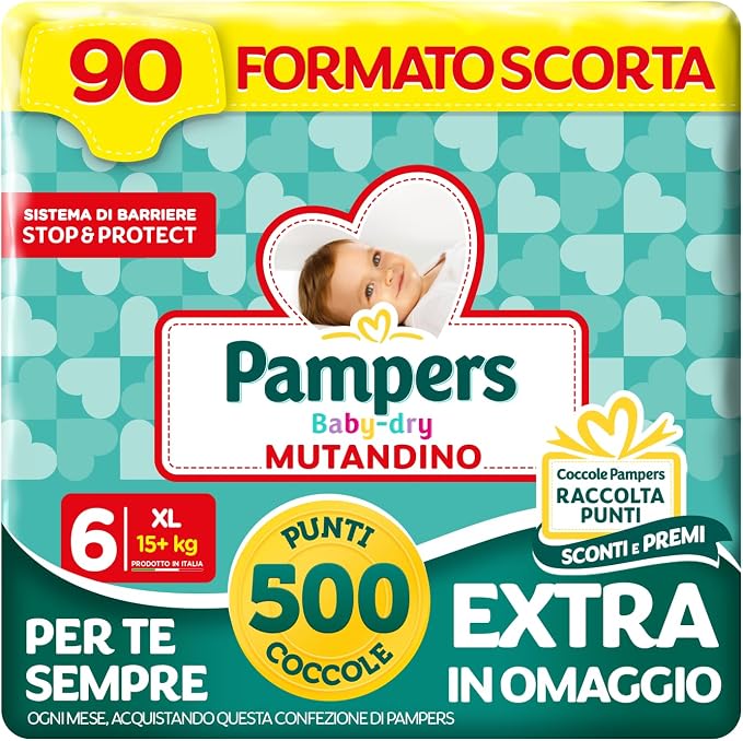 Pampers Baby Dry Mutandino 6 - 94 PZ
