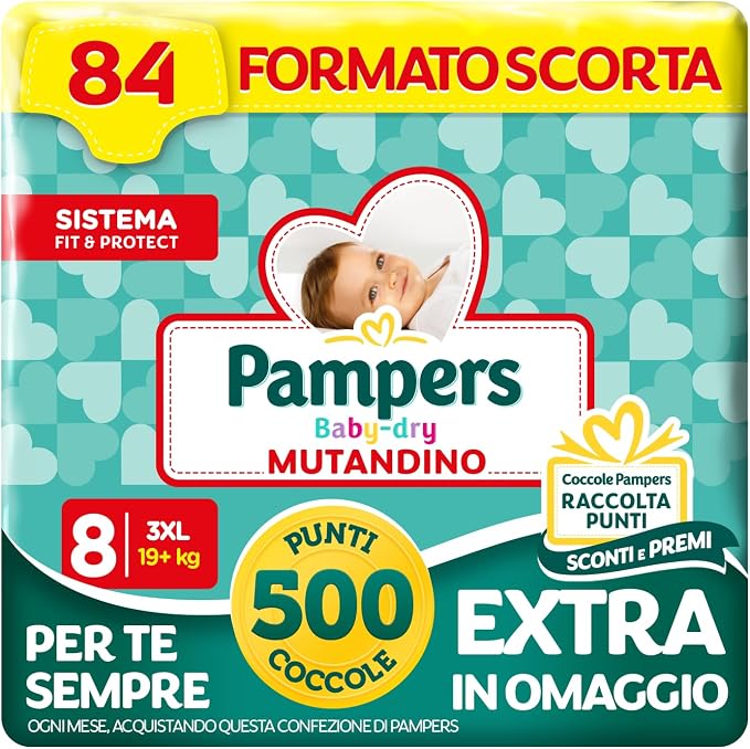 Pampers Baby Dry Mutandino 8 - 84 PZ
